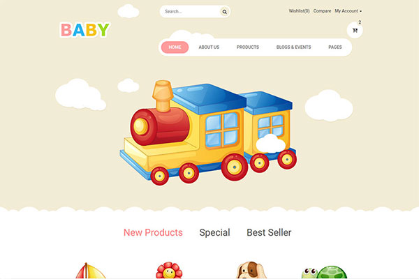 Webmaster Retail 04 - Baby Store
